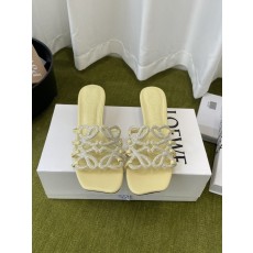 로에베 하이힐 글리터 슬리퍼 001-278867