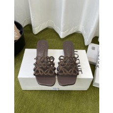 LOEWE 하이힐 크리스탈 슬리퍼 001-278868