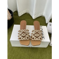 LOEWE 로에베 하이힐 크리스탈 슬리퍼 001-278870