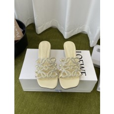 LOEWE 하이힐 크리스탈 슬리퍼 001-278872