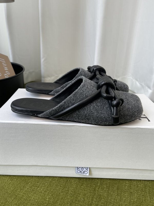 LOEWE 로에베 레트로 하프 슬리퍼 001-278880