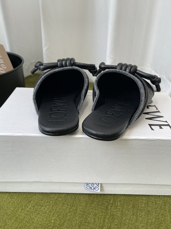 LOEWE 로에베 레트로 하프 슬리퍼 001-278880