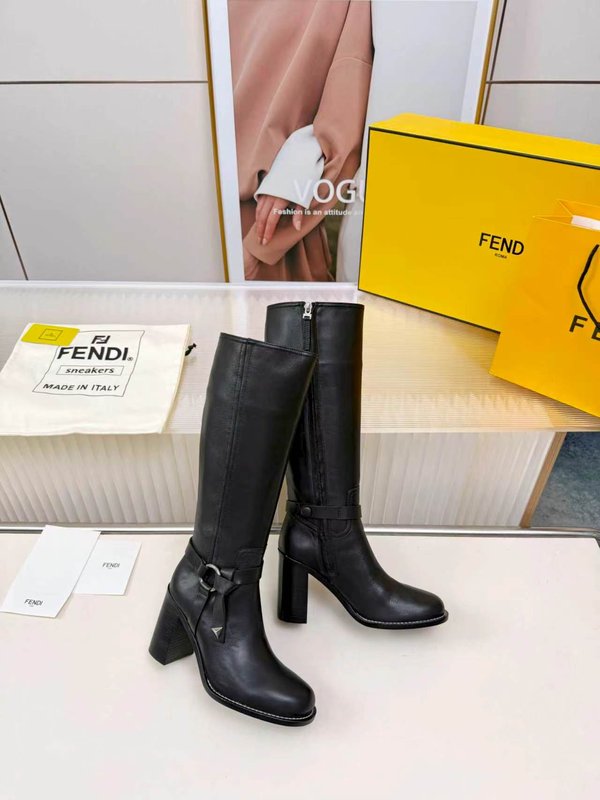 FENDI 뉴 스타일 가죽 부츠 001-278895