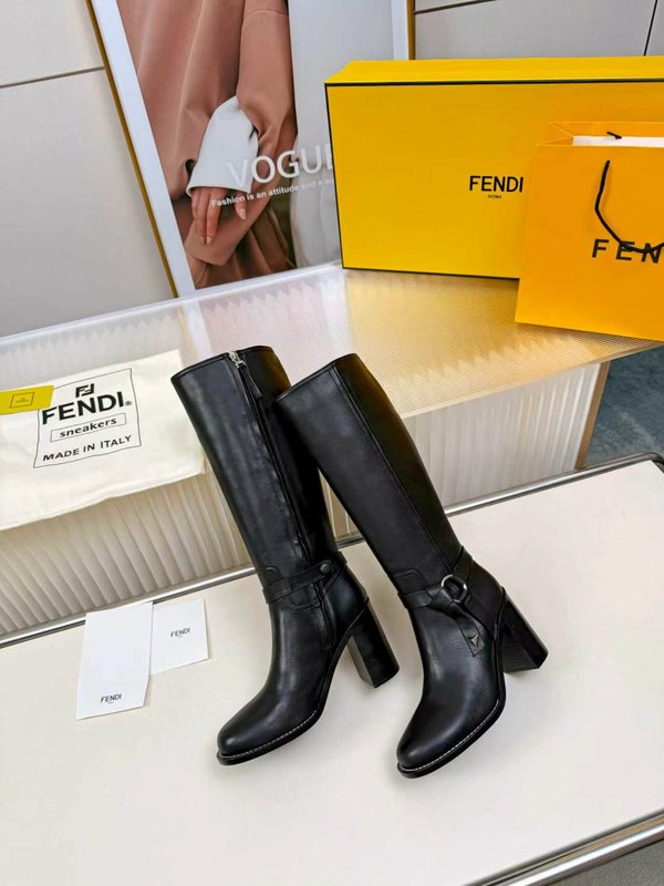 FENDI 뉴 스타일 가죽 부츠 001-278895
