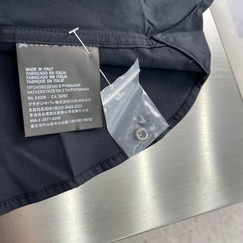 가슴 자수 포플린 셔츠 001-278899
