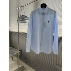 가슴 자수 디테일 포플린 셔츠 001-278900