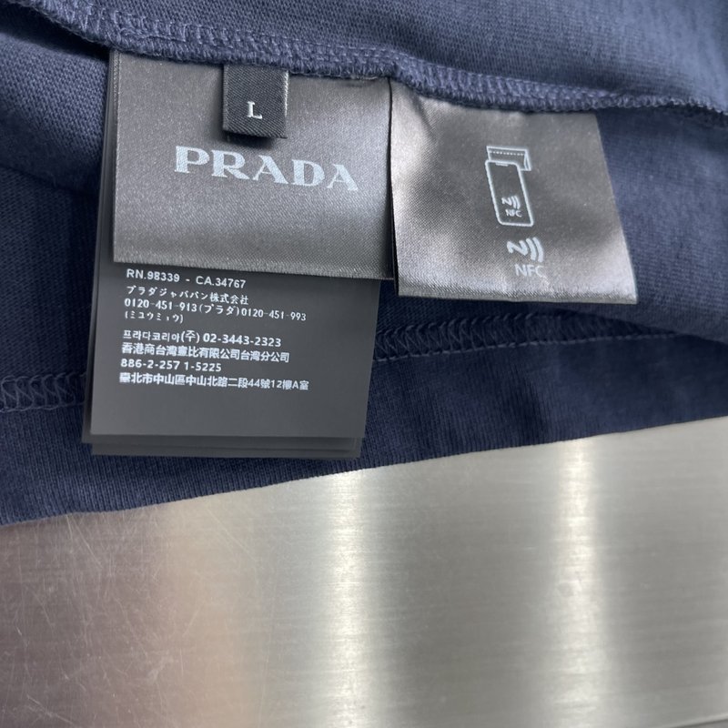 PRAD 로고 폴로 셔츠 001-278902