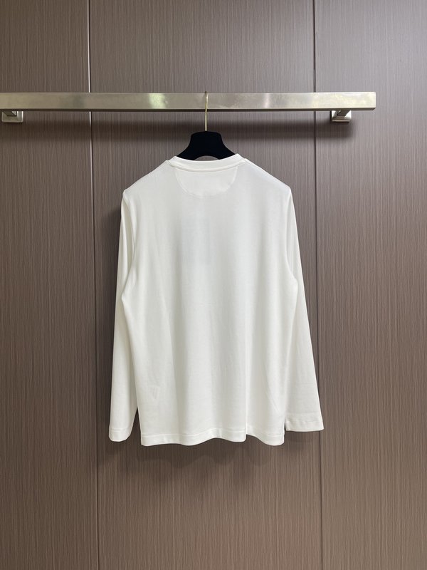 Prad 2026SS 봄 신상 삼각 로고 긴팔 티셔츠 001-278918