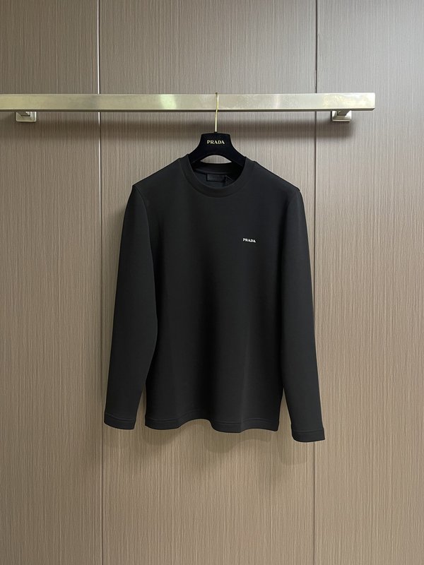 Prada 남성 라운드넥 긴팔 티셔츠 001-278922