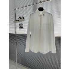 PRAD 칼라 디테일 포플린 셔츠 001-278924