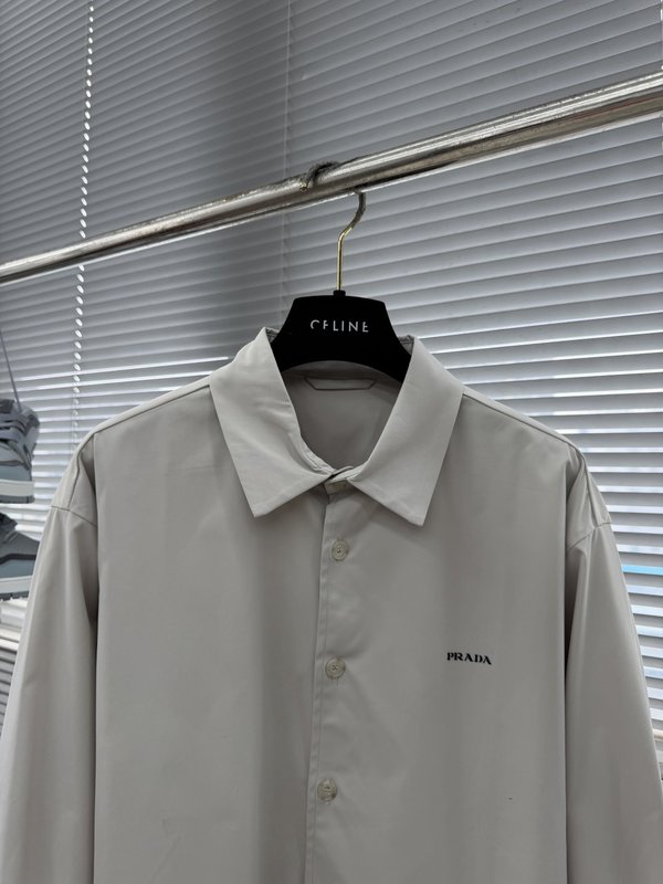 PRADA 2026 신형 루즈핏 긴팔 셔츠 001-278938