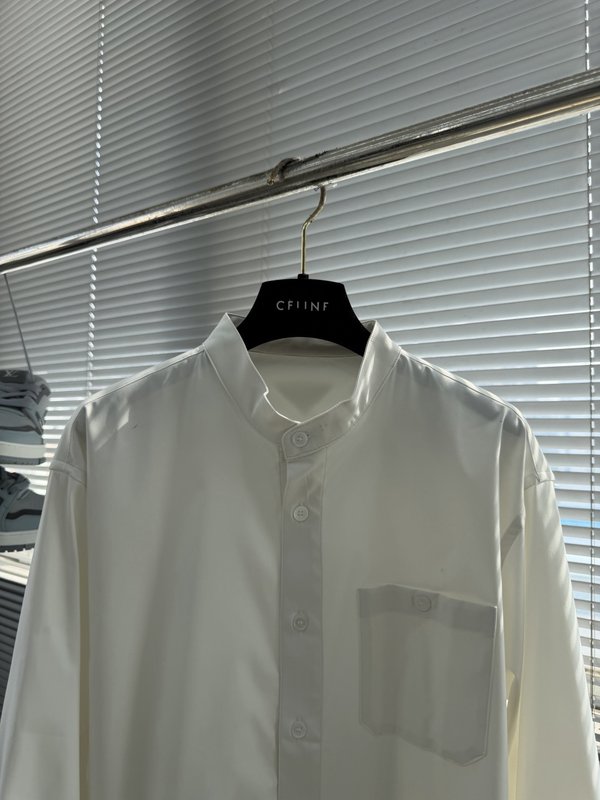 Prada 2026 신상 롱슬리브 셔츠 루즈핏 스탠드칼 001-278943