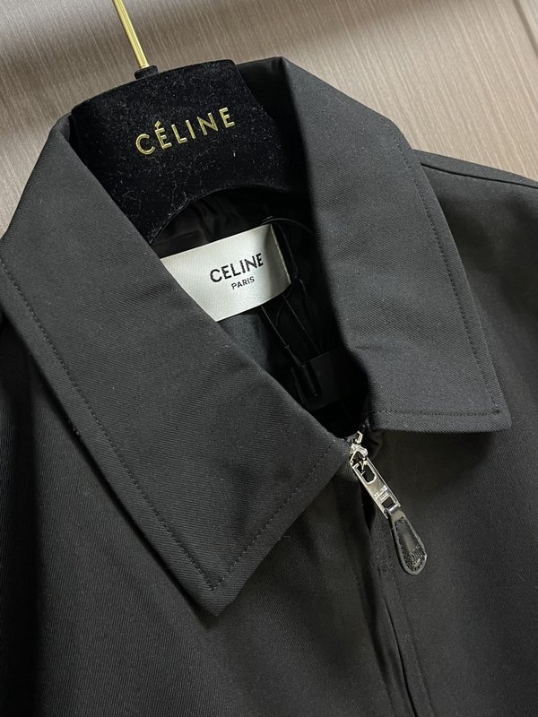 Celin* 자수 개선문 지퍼 재킷 001-278970