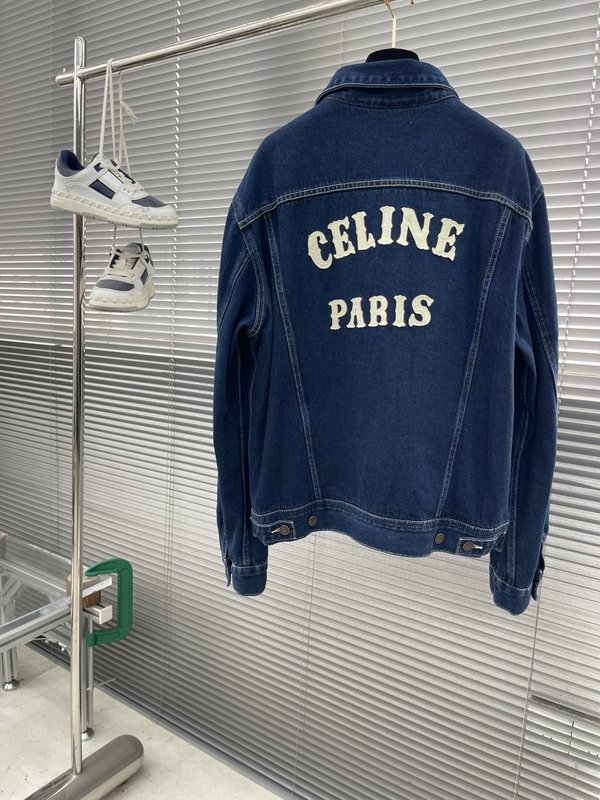 Celin Paris 패치 데님 자켓 001-278981