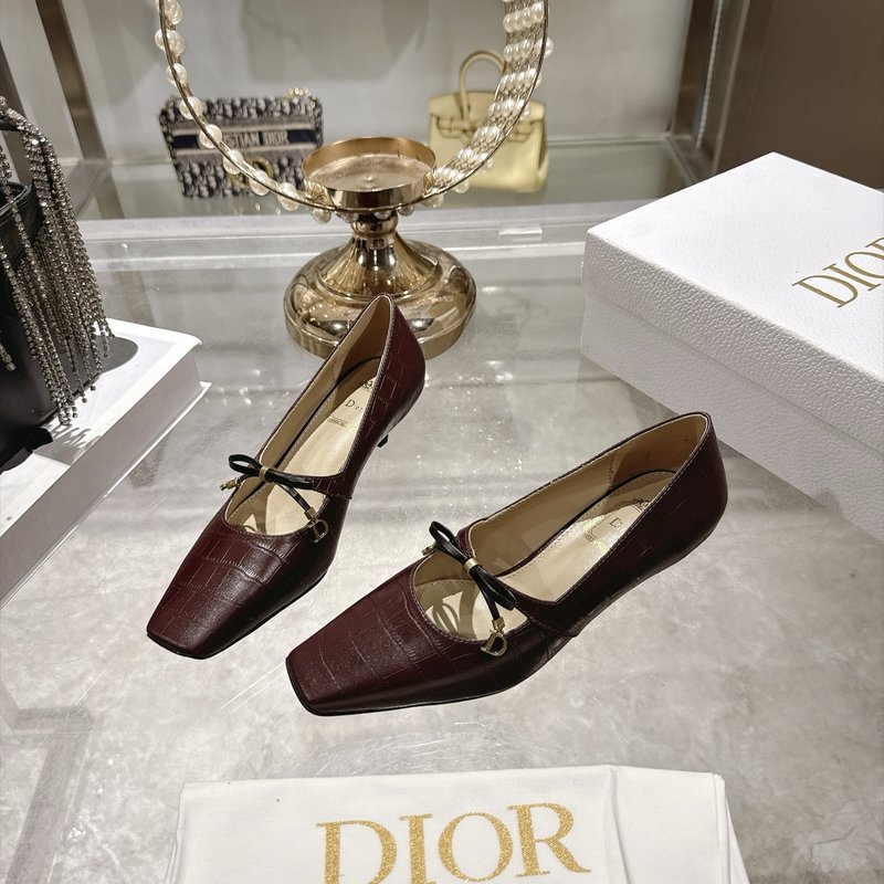 디올 Dior 하이힐 리본 메리제인 슈즈 001-278994