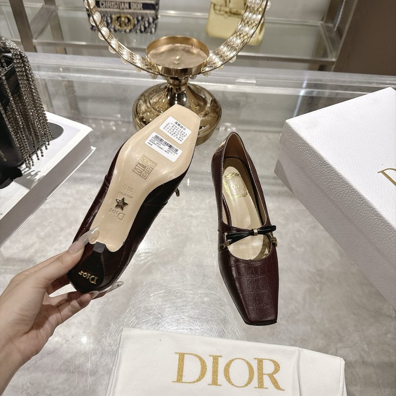 디올 Dior 하이힐 리본 메리제인 슈즈 001-278994