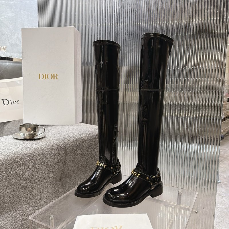 디올 가을겨울 메탈 레터 부츠 001-279007
