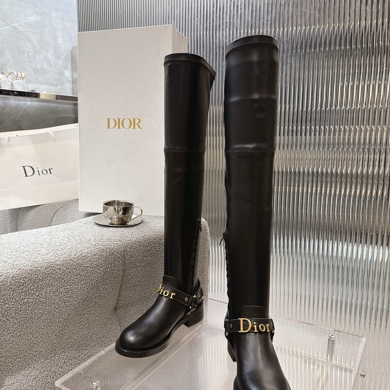 Dior 메탈 레터 부츠 001-279008