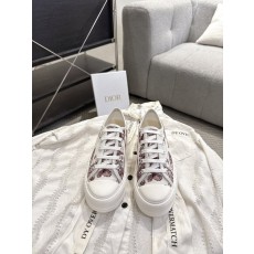디올 자수 레이스업 캐주얼 신발 001-279022