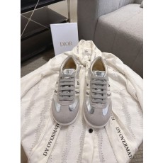 디올 리본 자수 스니커즈 레트로 독일군 트레이닝화 001-279028