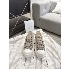 디올 자수 레이스업 플랫 슈즈 001-279051