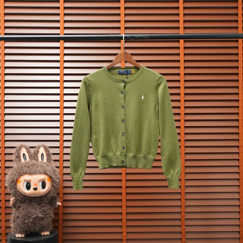 Ralph Lauren 피마코튼 카라 가디건 긴팔 001-279065
