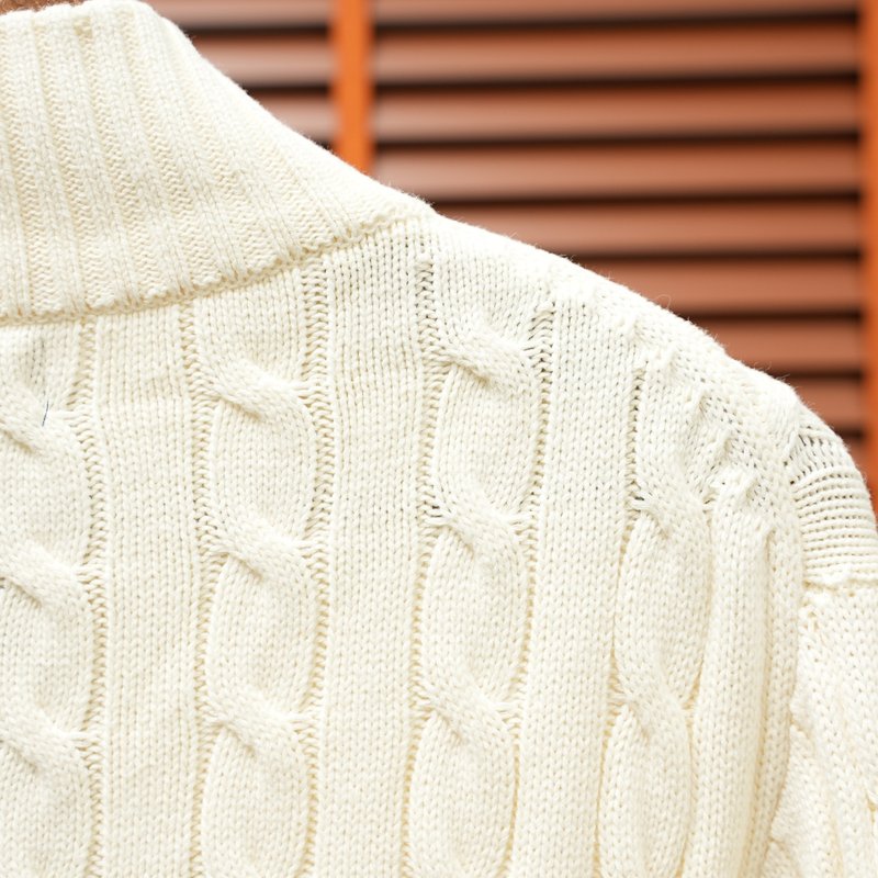 Ralph Lauren 풀지퍼 스탠드칼라 니트 001-279068