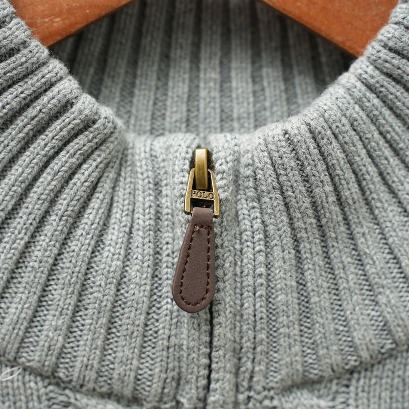 Ralph Lauren 풀지퍼 스탠드칼라 니트 001-279070