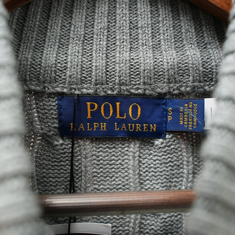 Ralph Lauren 풀지퍼 스탠드칼라 니트 001-279070