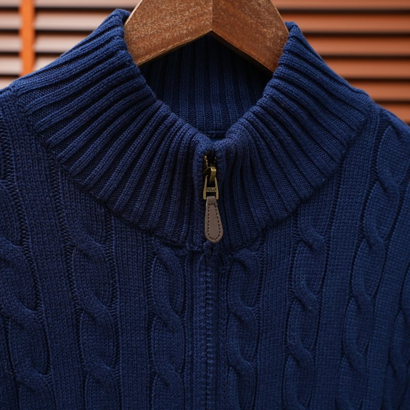 Ralph Lauren 풀지퍼 스탠드넥 스웨터 001-279072