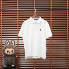 Ralph Lauren 더블 브레스트 폴로 셔츠 화이트 001-279086