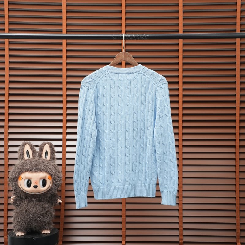 Ralph Lauren V넥 풀버튼 스웨터 남성 001-279118