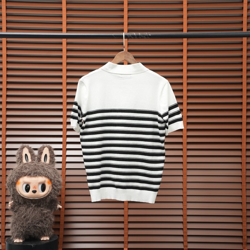 Ralph Lauren V넥 스트라이프 니트 001-279119