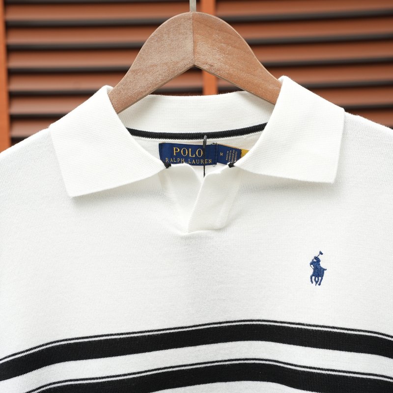 Ralph Lauren V넥 스트라이프 니트 001-279119