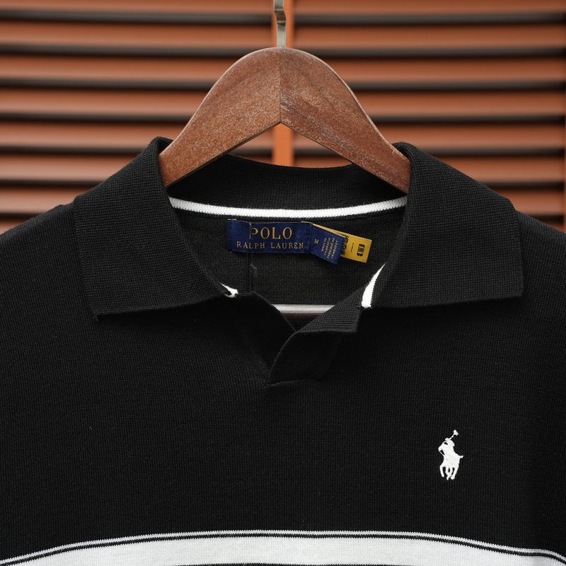 Ralph Lauren V넥 스트라이프 니트 001-279120