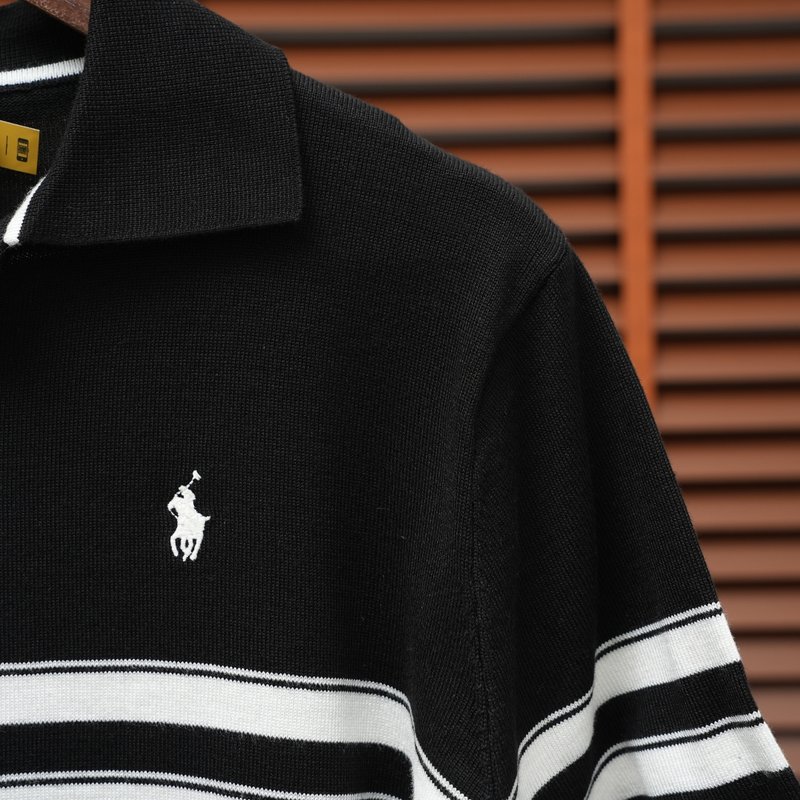 Ralph Lauren V넥 스트라이프 니트 001-279120