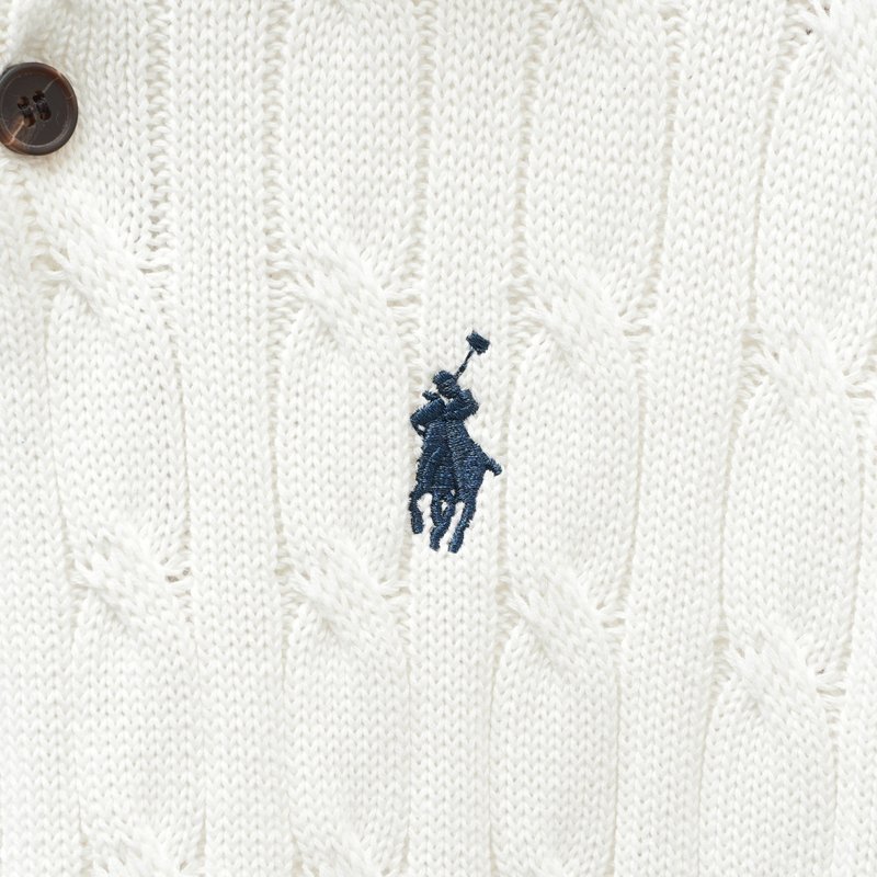 Ralph Lauren V넥 케이블 니트 남성 001-279124