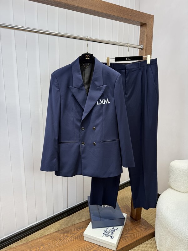 LV 남성 캐주얼 슬림핏 정장 세트 001-279156