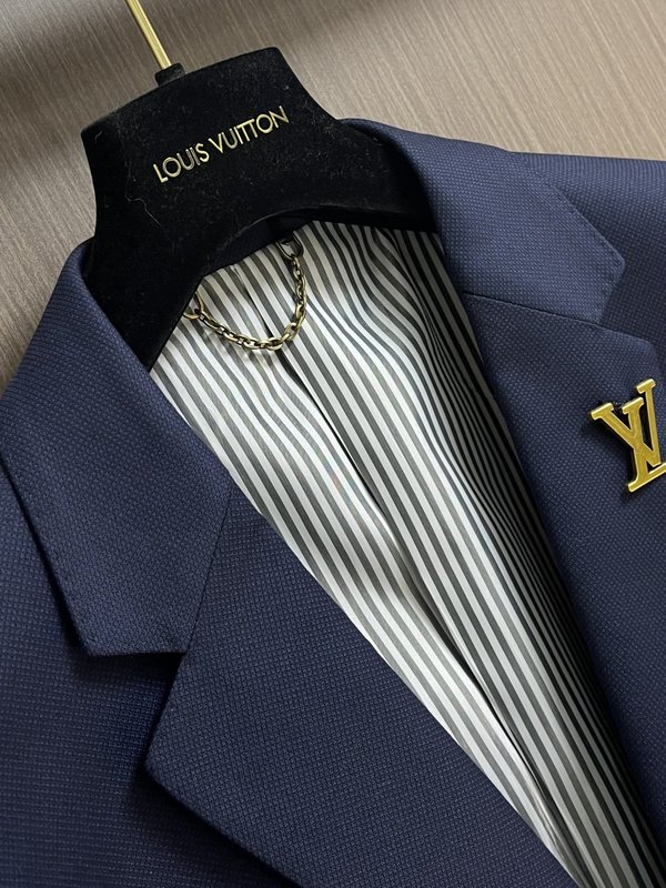 LV 싱글 브레스티드 정장 세트 001-279158