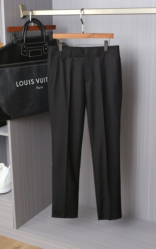 LV 남성 더블 브레스티드 울 정장 세트 001-279159