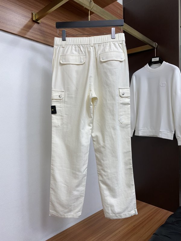 스톤 아일랜드 분리형 세트 화이트 001-279173