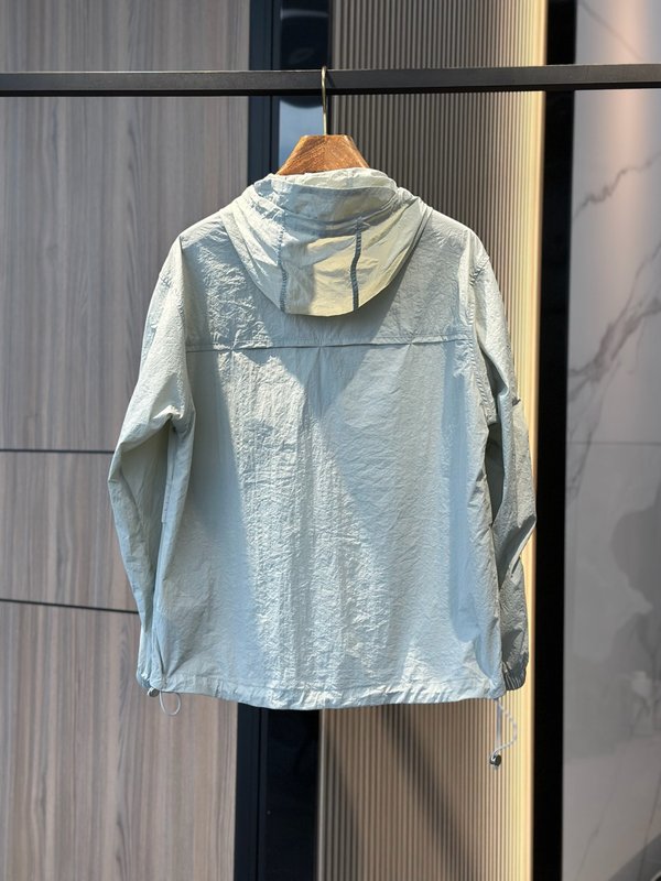 Stone Island 후드 경량 자외선차단 방풍 자켓 001-279200