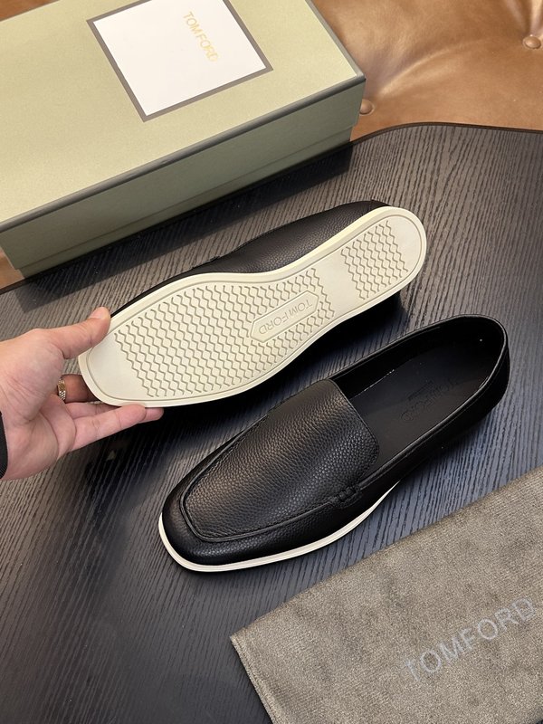 TOM FORD 가죽 로우탑 스니커즈 001-279214