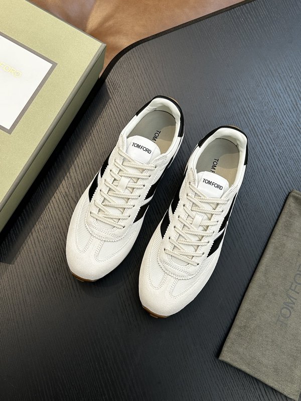 TOM FORD Cambridge 소가죽 로우탑 스니커 001-279231