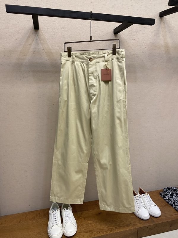 Loro Piana 코튼 트윌 루즈 팬츠 001-279249