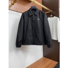 프라다 하이밀도 나일론 턴다운 칼라 자켓 001-279298