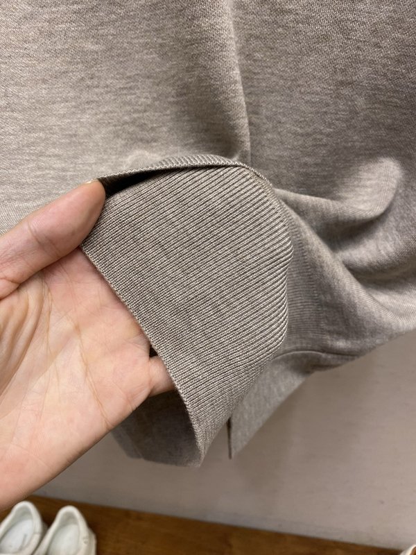 Loro Piana 반팔 니트 울 캐시미어 001-279314