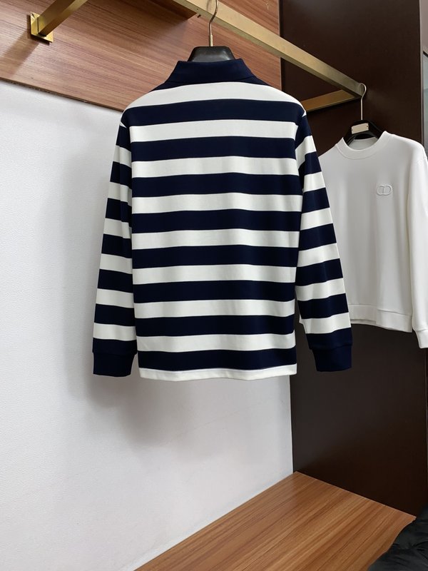 Loro Piana 남성 폴로 긴팔 티셔츠 001-279326