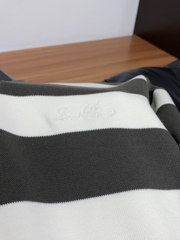 로로피아나 남성 솔리드 카라 긴팔 폴로 셔츠 001-279327