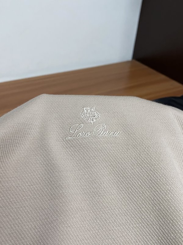 로로피아나 남성 카라 폴로 긴팔 티셔츠 001-279333